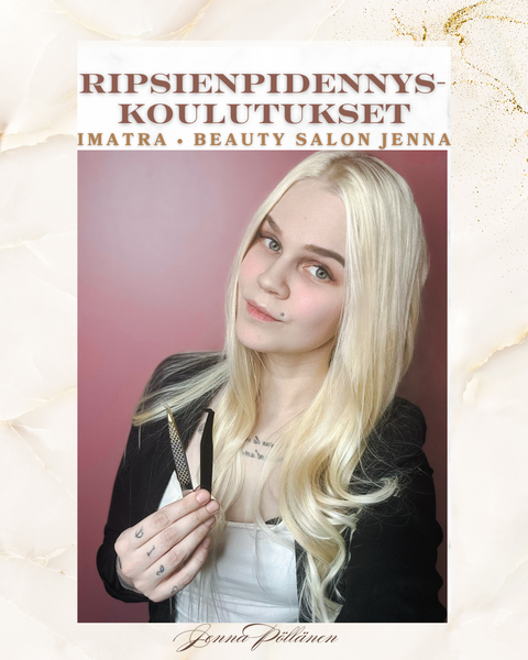 Ripsienpidennyskoulutukset, Imatra (Beauty salon Jenna, Jenna P&ouml;ll&auml;nen)