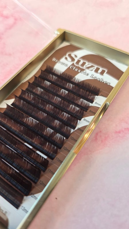 Suzu ruskeat klassiset ripset