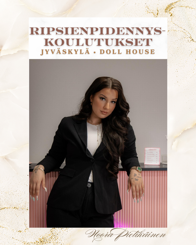 Ripsienpidennyskoulutukset (Noora Pietik&auml;inen, Jyv&auml;skyl&auml;)