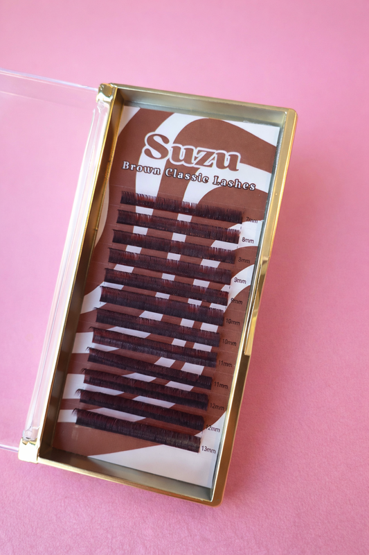 Suzu ruskeat klassiset ripset